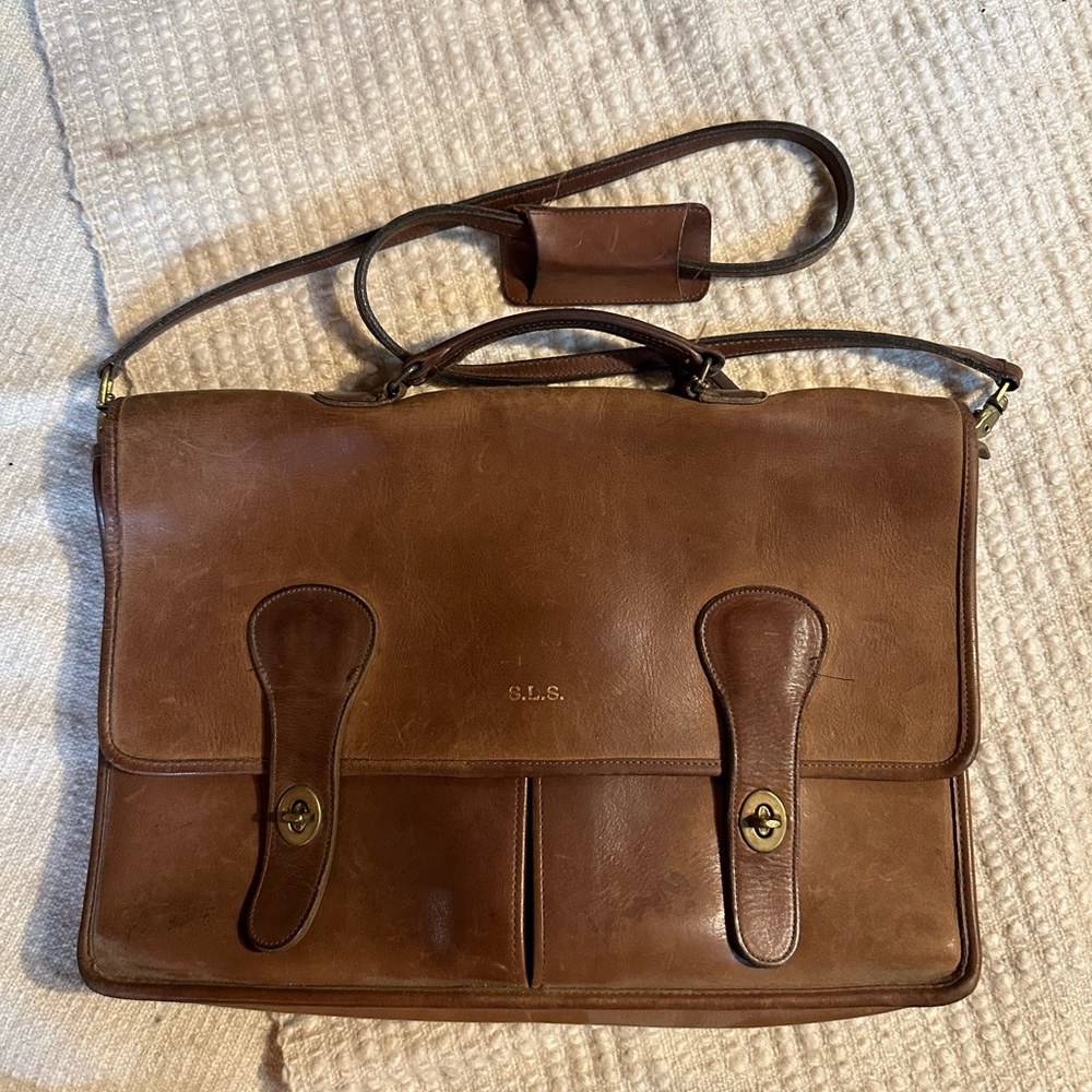 NYC Made Coach Briefcase